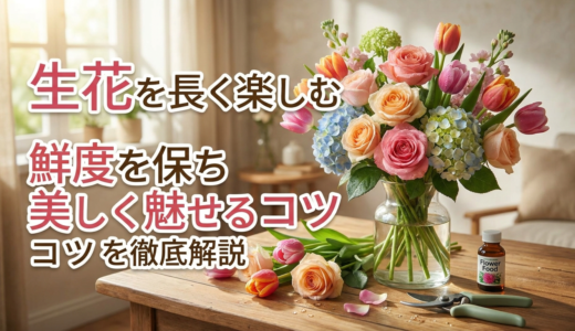 生花を長く楽しむ飾り方！鮮度を保ち美しく魅せるコツを徹底解説
