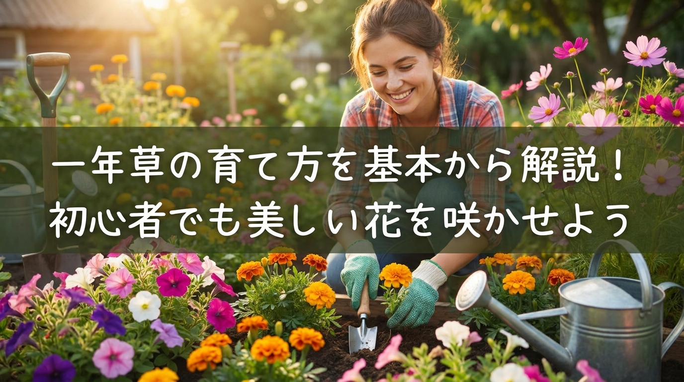 一年草の育て方を基本から解説！初心者でも美しい花を咲かせよう