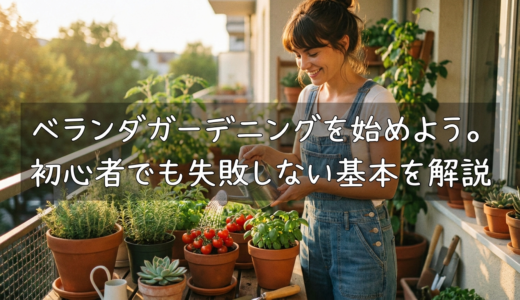 ベランダガーデニングを始めよう。初心者でも失敗しない基本を解説