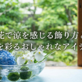 夏の花で涼を感じる飾り方とは？空間を彩るおしゃれなアイデア集