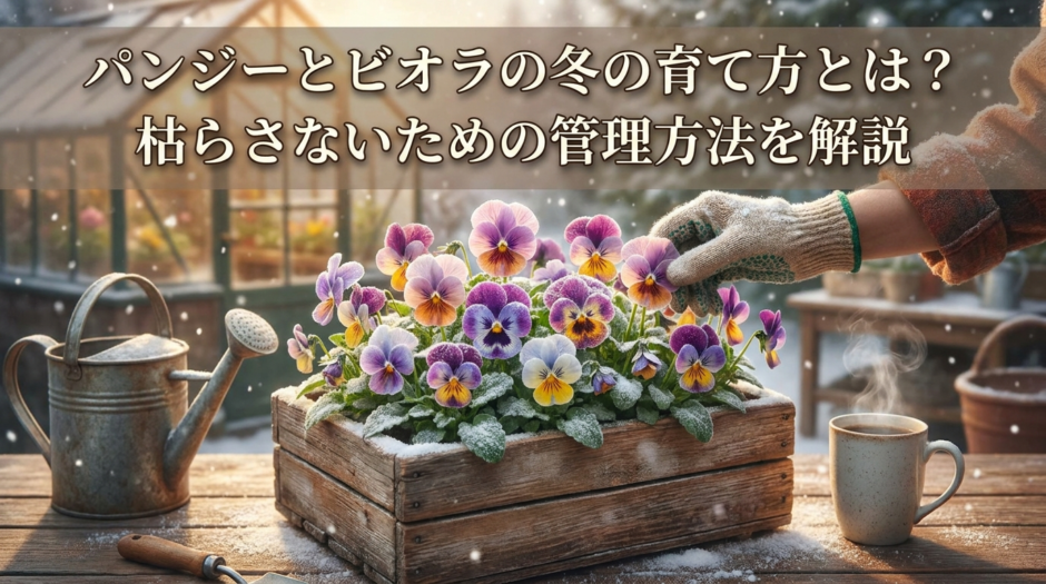 パンジーとビオラの冬の育て方とは？枯らさないための管理方法を解説