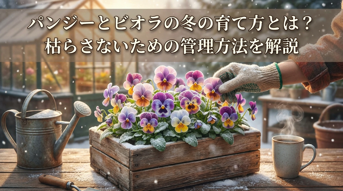 パンジーとビオラの冬の育て方とは？枯らさないための管理方法を解説